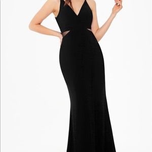 Black long gown
